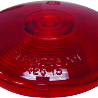 Red Replacement Lens For Stud-Mount Stop, Turn & Taillight