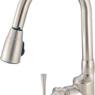Metal Kitchen Pull-Down Nickel