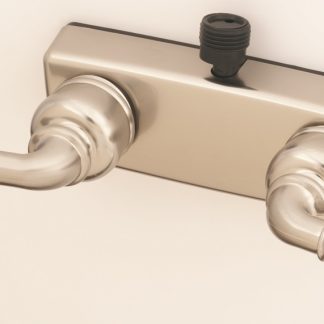 4 Non-Metallic Shwr Valve W/ Teapot Hdls & Vac Brk Nickel
