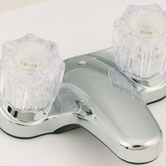 4 Non-Metallic Lav W/ Crystal Hdls Chrome