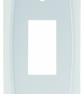 Single Face Plate - White, Pkg.