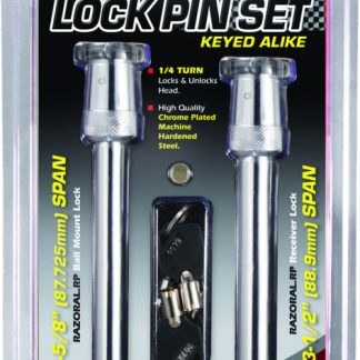 Adjustable Hitch Keyed Alike Lock Set
