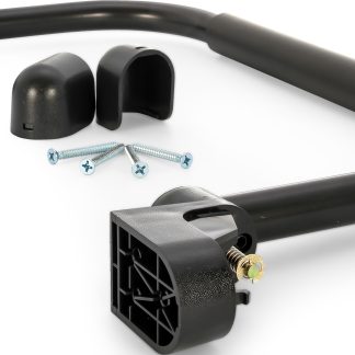 Grab Handle, Fold-Away, Short, Black