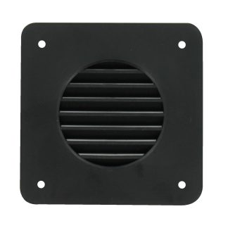 Battery Box Louver, Black, Bulk