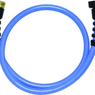 Drinking Water Utility Hose, 1/2 X 4', Blue With Hang Card
