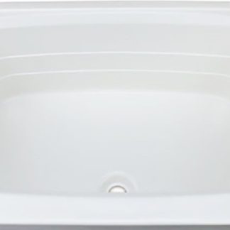 24 X 36 Bathtub; Center Drain - White