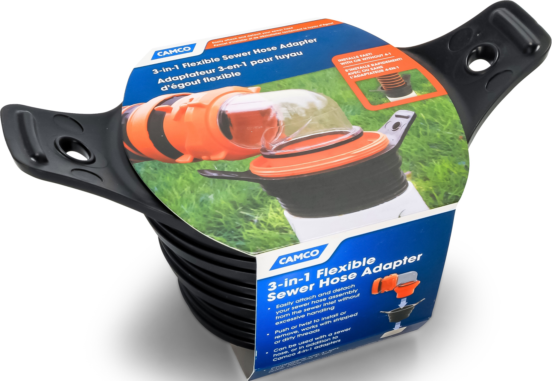 Sewer Hose Seal, Flexible 3-In-1