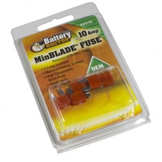 Atm Mini-Fuse-10a-Red-5pc Retail Pkg