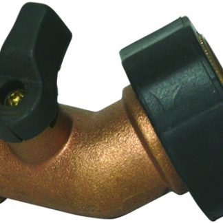 Fresh Water Hose Valve, 45 Degree, Brass Llc