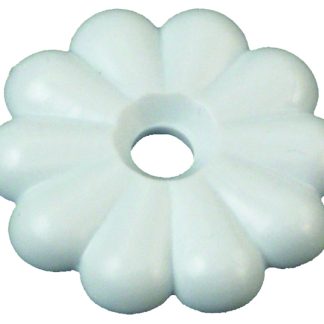 Rosette Washers - White With #6 Screws