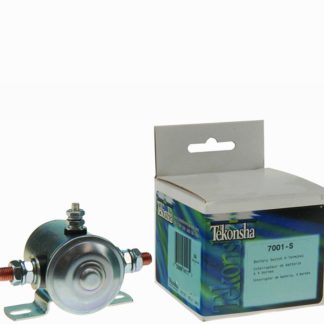 Battery Switch, 4 Terminal, 12 Volt Continuous Duty - Insulated