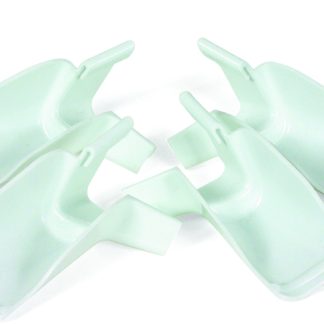 Gutter Extensions, White, Set Of 4 (2 Left/2 Right)