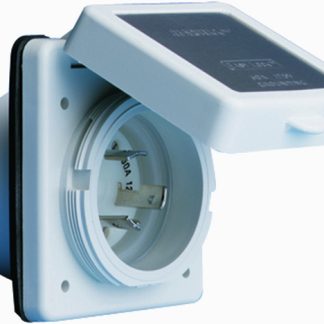 30-AMP Power Inlet - White