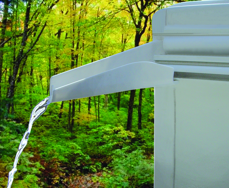 Flexible Gutter Spout, 1 Set/pkg.