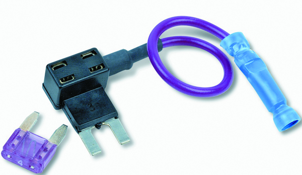 16awg Atm/mini Tapa Circuitu2122 Fuse Holder-10a Slots-5 Lead-Retail Pkg