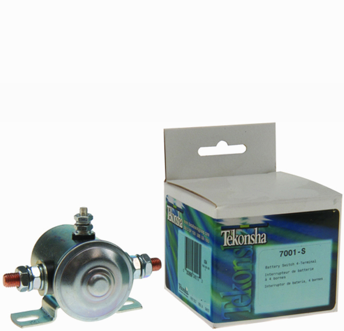 Battery Switch, 3 Terminal, 12 Volt Continuous Duty