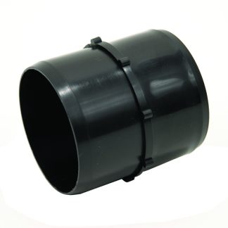 Hose Coupler, Straight, 3 Hose X Hose, Black, Bulk