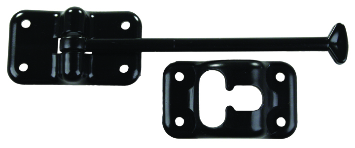 6 T-Style Door Holder-Black