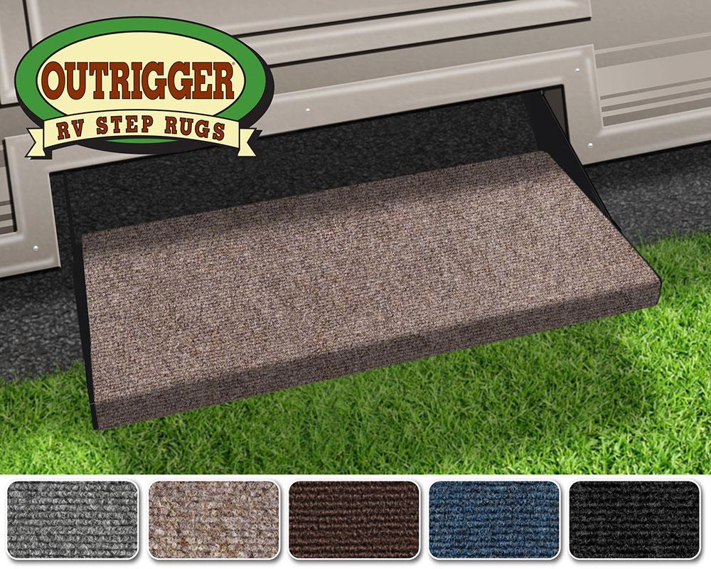 Outrigger RV Step Rug (23 Wide) - Walnut Brown