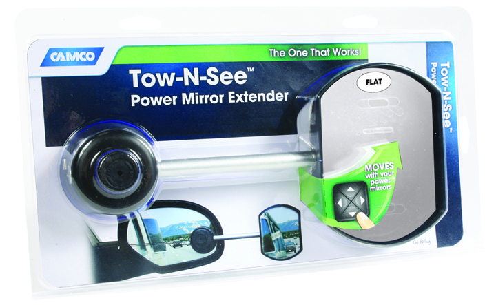 Tow-N-See Mirror, Flat, English