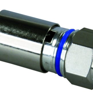 RG6 Compression Fitting, 2/Pkg