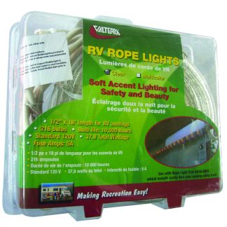 Rope Lights, 18', Clear, Clam Shell