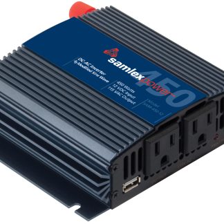 Modified Sine Inverter, 12V, 115 VAC, 450W W/USB Charge Port