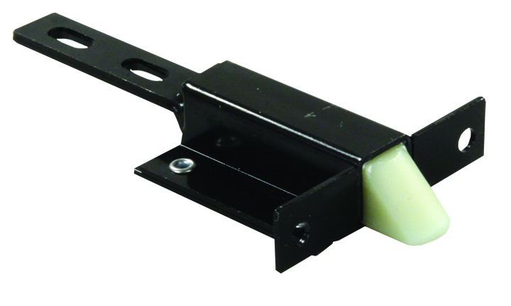 2 Compartment Door Trigger Latch, Black, Pkg.