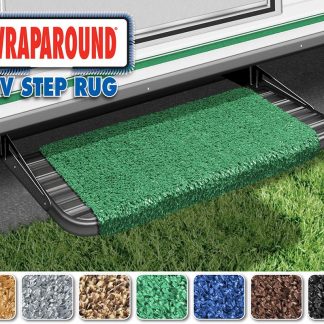 Wraparound RV Step Rug (18 Wide) - Green