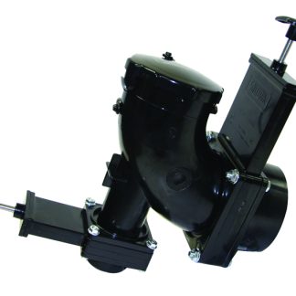 Heel Inlet Rotating Valve, 3 Hub X 1-1/2 Spigot X 3 Bayonet Cap