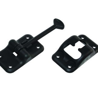 Entry Door Holder - Plastic T - 3 1/2 - Black