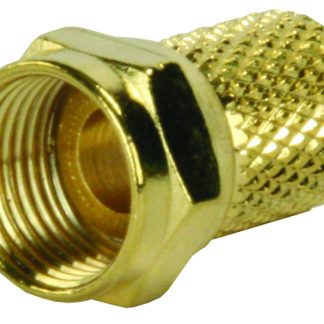 RG6 Twist-On Coax End, Pkg