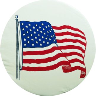 29 US Flag Tire Cover