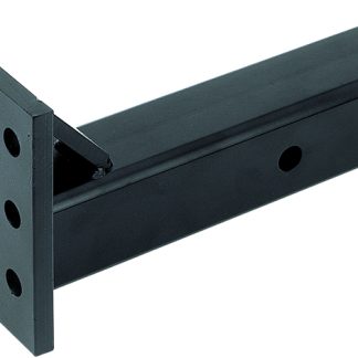 Receiver Pintle Hook Mounting Plate, 2-1/2 Sq. Hollow Shank, 7-3/4 Shank, 6 X 5 Plate Size, 12,000/1,200 Lbs.