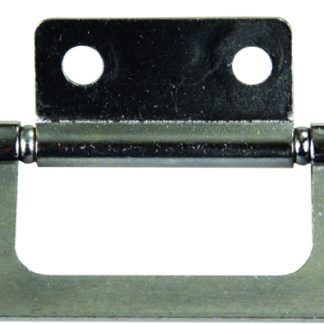 Non-Mortise Hinge, Chrome, 2/pkg.