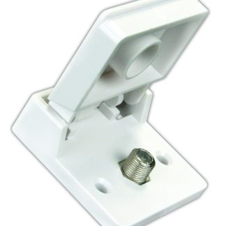 Exterior TV Jack, Polar White, Pkg.