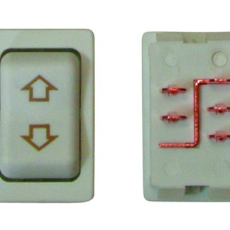 White/5 Wire - Square, Slide Out 1/card