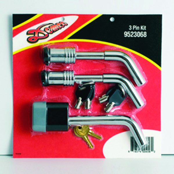 Locking Pin Kit F/tow Bar To Motorhome & Towbar To Baseplate-3 Pk