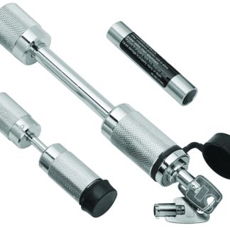Combo Lock Set, Dogbone Style, 1/2 For 1-1/4 Sq. Receivers, 5/8 For 2 Sq. Receivers W/universal Stainless Steel Sleeve & Cou