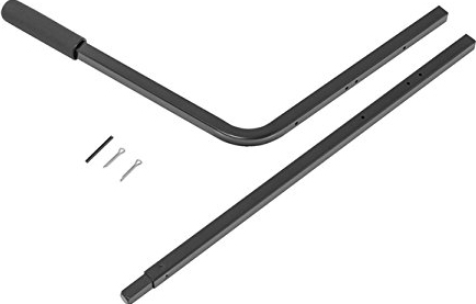 Replacement Part, Fifth Wheel Slider Handle Kit (includes Latch Shaft, Handle Grip, Handle Assembly, (2) Cotter Pins 5/32 X 1 &