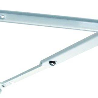 Folding Shelf Bracket, White