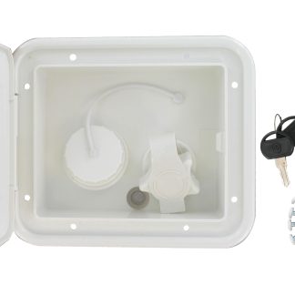 Gravity/plastic City Water Inlet Hatch, White, Carded