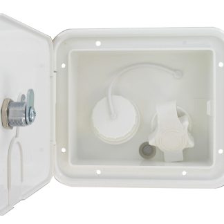 Gravity/plastic City Water Inlet Hatch, White, Bulk