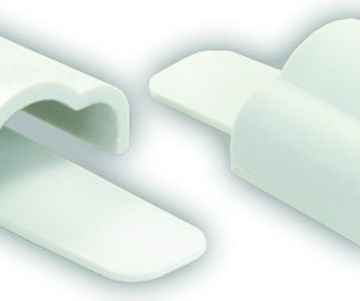 Full Extrusion End Cap - White