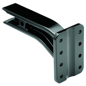 Receiver Pintle Hook Mounting Plate, 2-1/2 Sq. Solid Shank, 8-1/2 Shank, 7-1/4 X 5 Plate Size, 18,000/2,000 Lbs.