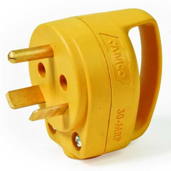 Powergrip - Plug Male Repl 30A (mini) 125v/3750wccsaus