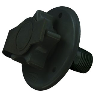 Water Inlet, 2-3/4 MPT, Plastic, Black, Bulk