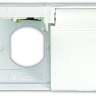 Duplex Outlet Cover - Polar White, Pkg.