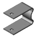 Landing Gear Legs Saddle Bracket (weld-On)