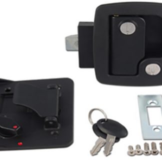 Bauer RV Entrance Lock-Black